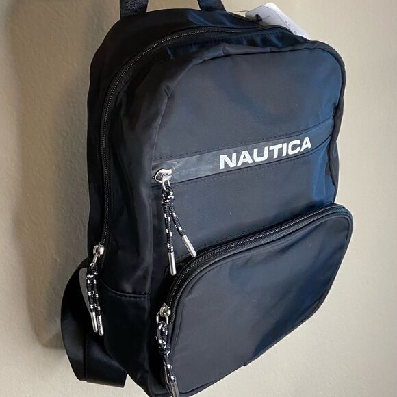 NWT Nautica Women Splash It Out 2 Backpack Black main image 7
